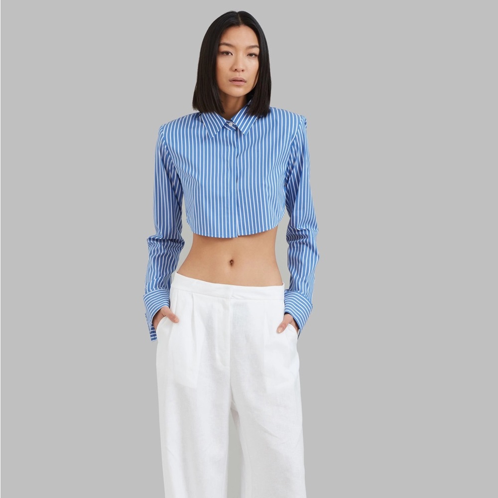 THE FRANKIE SHOP- PHEONIX CROPPED SHIRT M/L